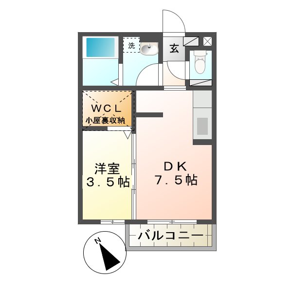 プレーヌハイツの間取り