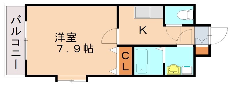 福津市中央のマンションの間取り