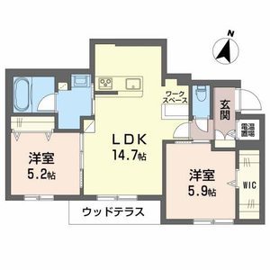 Ｄｒｅａｍｉｏ堀川小泉の間取り