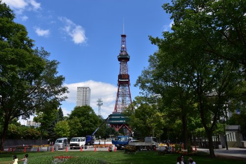 【アルファタワー札幌南4条の公園】