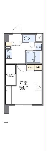 【レオパレスＲＥＺＯＮ中百舌鳥の間取り】