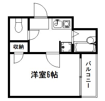 京都市下京区塗師屋町のマンションの間取り