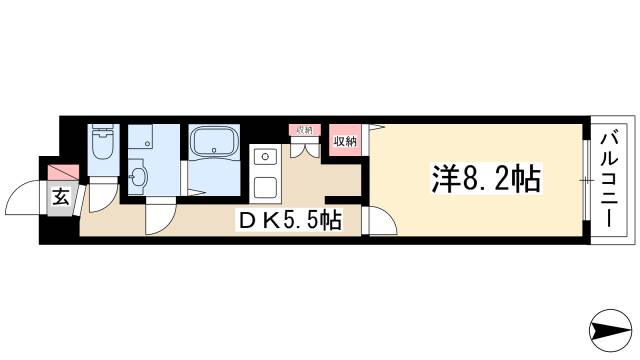 グランソワール瑞穂の間取り