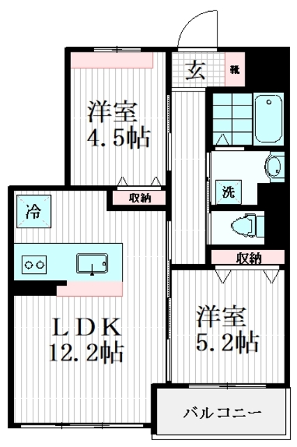 ペガサスの間取り