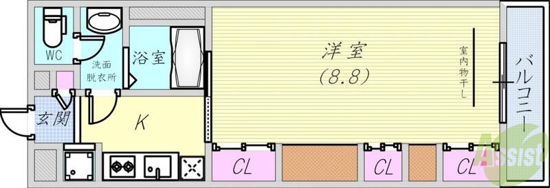 リブリ・シーサイドコート芦屋の間取り