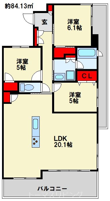 以和貴マンション須賀町の間取り