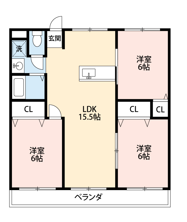 マンションセンチュリーの間取り