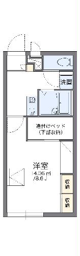 レオパレス牛久シンエイの間取り