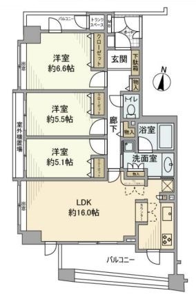 江東区千石のマンションの間取り