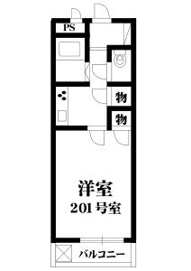 オリエントシティ池田の間取り