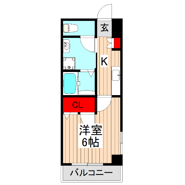 サニーハイツ大栄の間取り