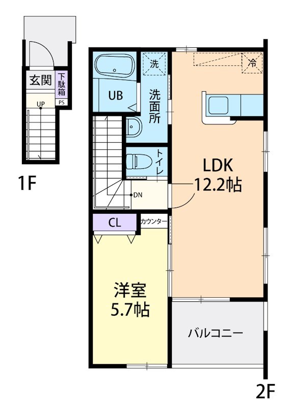 クラシードの間取り