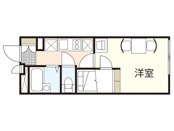 レオパレスソレイユ南栄の間取り