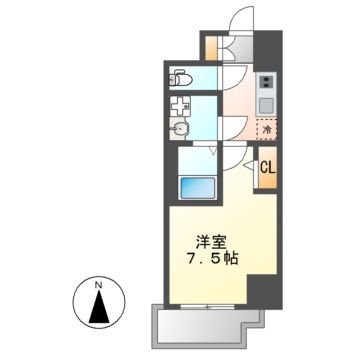 エスリード今池アヴェールの間取り