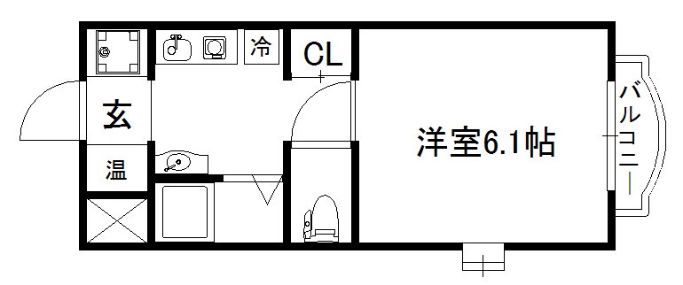 鞍馬口アイビーハウスの間取り