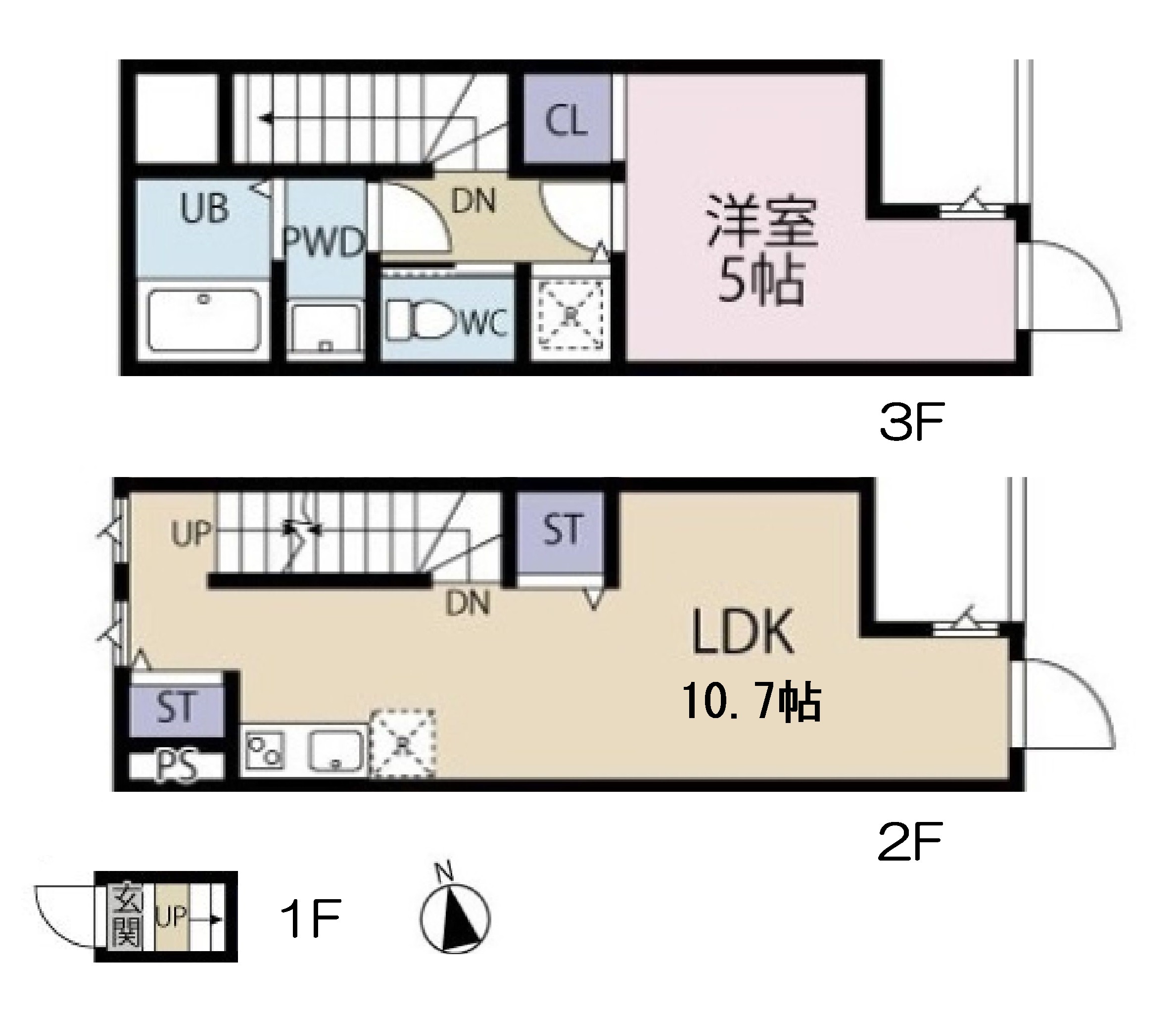 アイコート新江古田の間取り