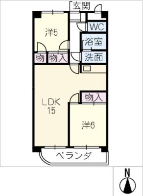 エルメゾンの間取り