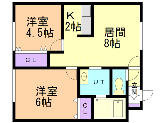 リベルティ美園の間取り