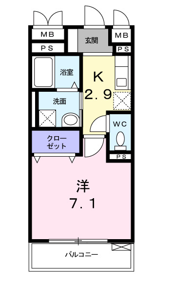 NJ文化町の間取り