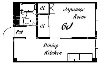 西宮市山口町中野のマンションの間取り