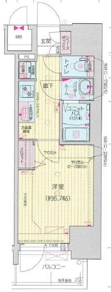 プレサンス新栄アーバンフローの間取り