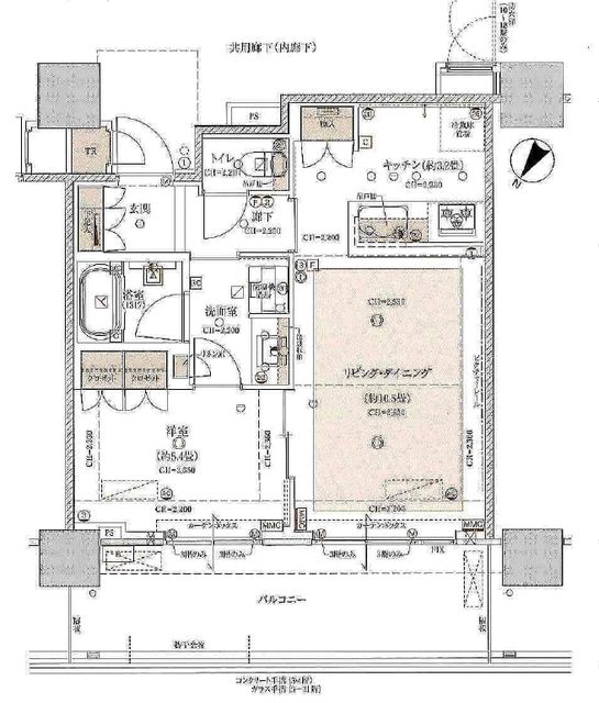 江東区有明のマンションの間取り