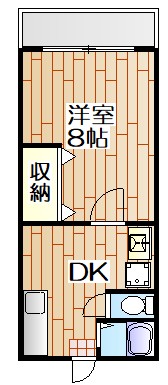 川崎市幸区塚越のマンションの間取り