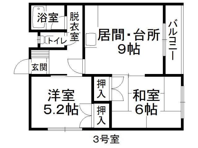 モアシャンブレの間取り