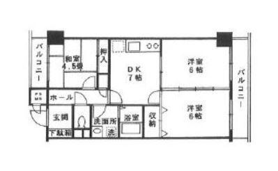 藤沢ダイカンプラザの間取り