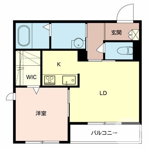 【堺市北区蔵前町のマンションの間取り】