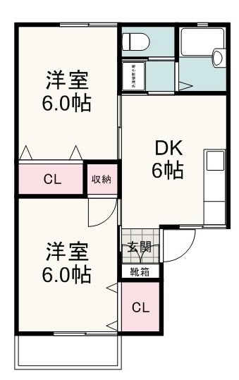 アンビエンテ八坂の間取り