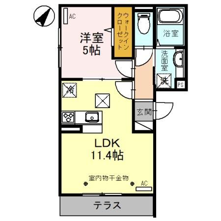 ラシュレステラの間取り