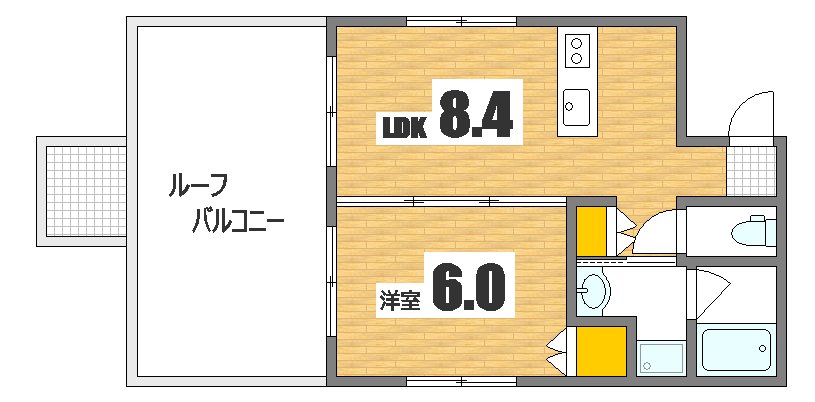 【Kaisei十日市の間取り】