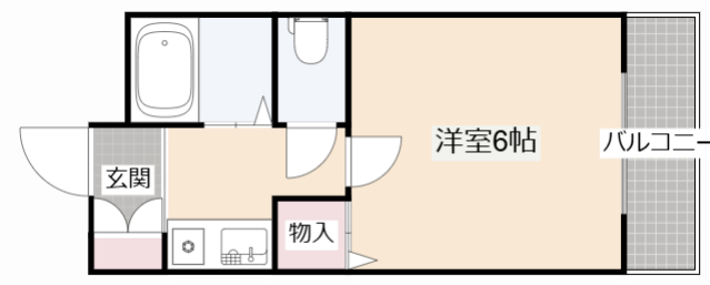 三島郡島本町桜井のマンションの間取り