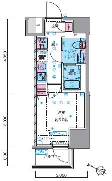 GENOVIA青砥skygardenの間取り