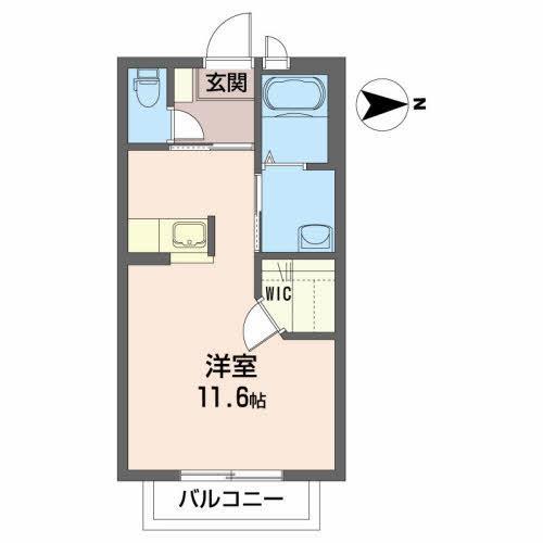 ［シャーメゾン］シャーメゾンエチゴ　Ａの間取り