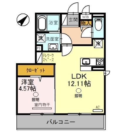 オークヒル柏座の間取り