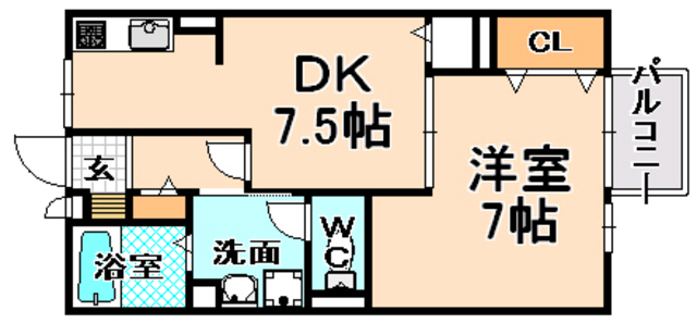 リビングタウン荻野の間取り