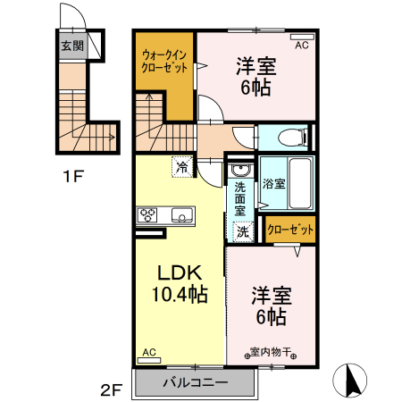 ペット可物件の間取り