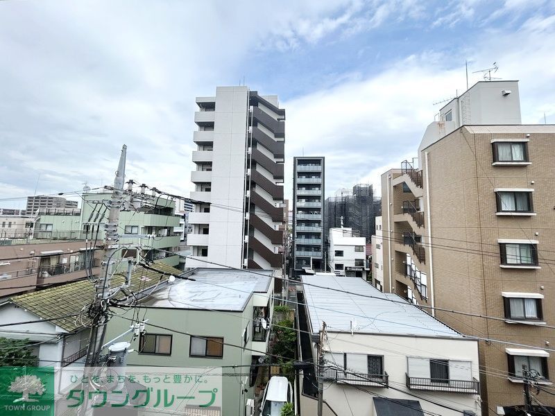 【川崎市中原区小杉町のマンションの眺望】