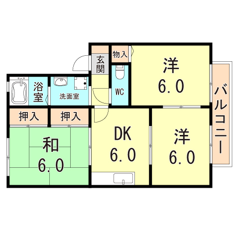 ベルフォーレの間取り