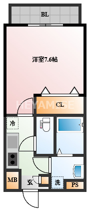 エヴァーグリーンWESTの間取り