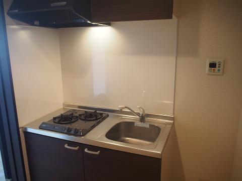 キッチン　２口ガスコンロ付