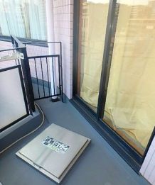 バルコニー　陽当たり良好なバルコニーです