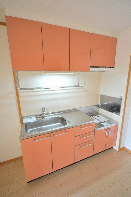 キッチン　写真は別号室です。