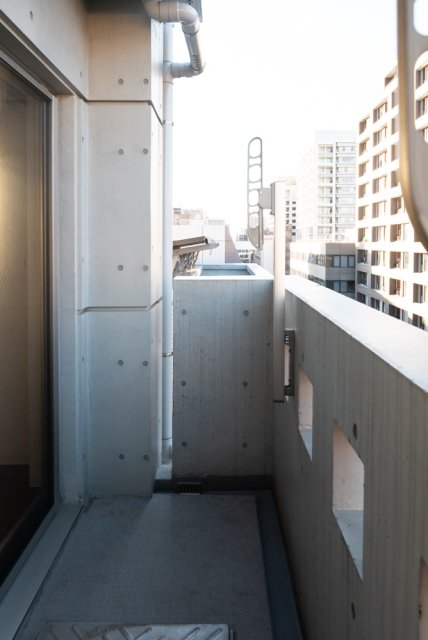 バルコニー　お洗濯にも便利なバルコニー付き