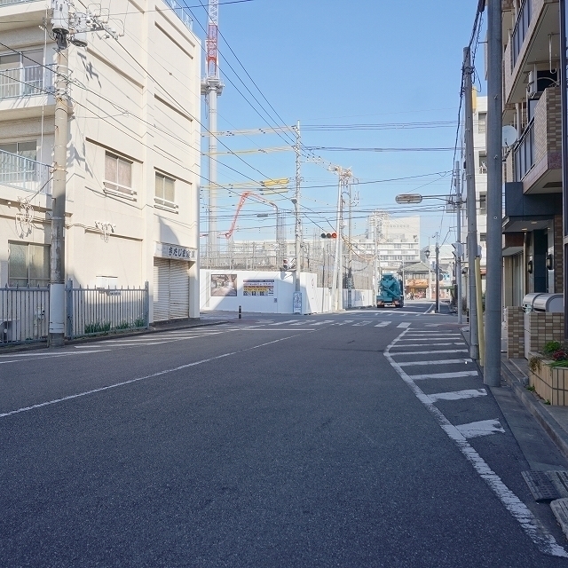 眺望　前面道路