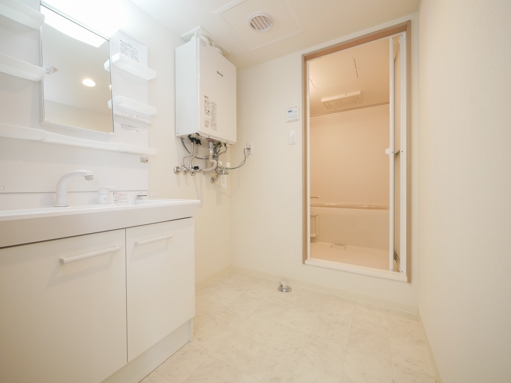 洗面設備　シャワードレッサー付きです！