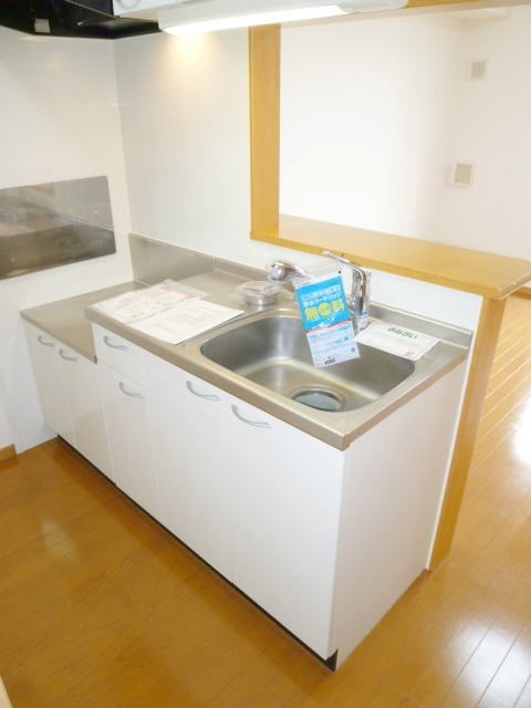 キッチン　広いキッチンでお料理もしやすい