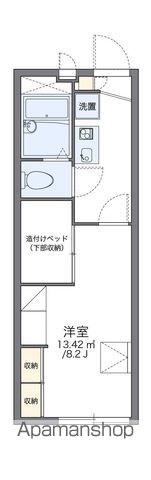 神戸電鉄三田線 田尾寺駅 徒歩1分 2階建 築22年の間取り写真